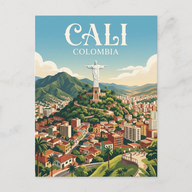 Carte Postale Cali Colombie (Devant)