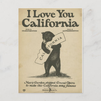 Carte postale California