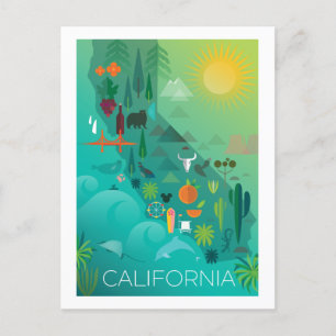 Carte postale California