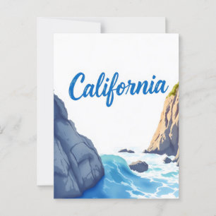 Carte postale California Dream - Vintage voyage Vi