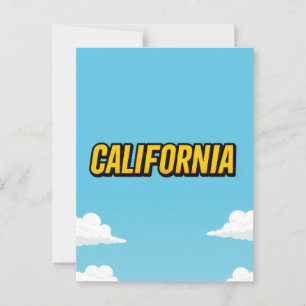 Carte postale California Dream - Vintage voyage Vi