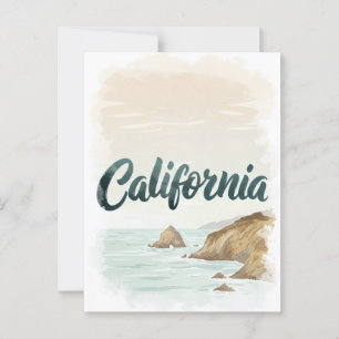 Carte postale California Dream - Vintage voyage Vi