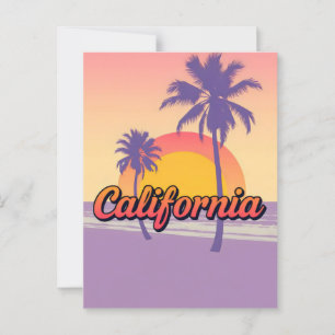 Carte postale California Dream - Vintage voyage Vi