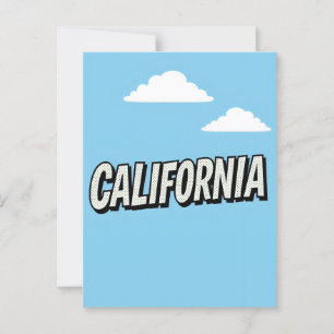 Carte postale California Dream - Vintage voyage Vi