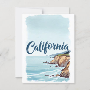 Carte postale California Dream - Vintage voyage Vi