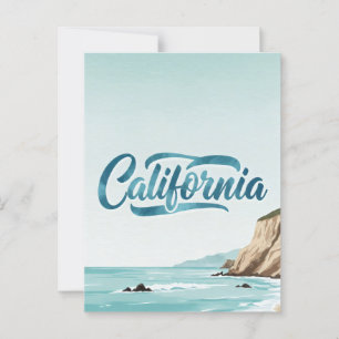 Carte postale California Dream - Vintage voyage Vi