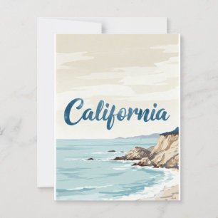 Carte postale California Dream - Vintage voyage Vi
