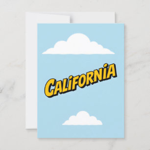 Carte postale California Dream - Vintage voyage Vi