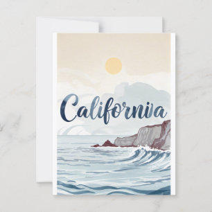 Carte postale California Dream - Vintage voyage Vi
