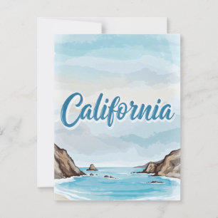 Carte postale California Dream - Vintage voyage Vi