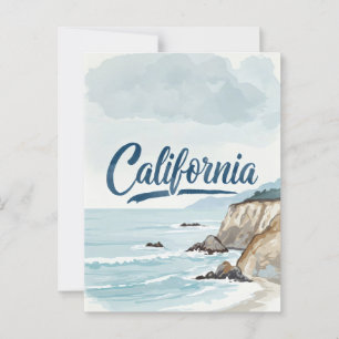 Carte postale California Dream - Vintage voyage Vi