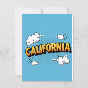 Carte postale California Dream - Vintage voyage Vi