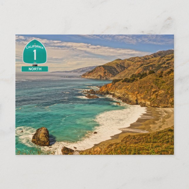 Carte postale California Highway 1 (Devant)
