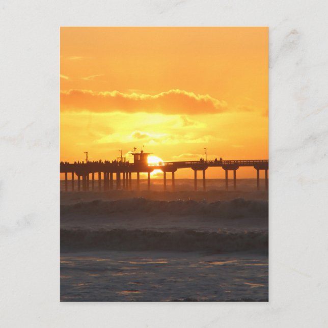 Carte Postale California Peer at Sunset (Devant)