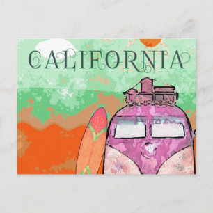 Carte postale California Travel Poster