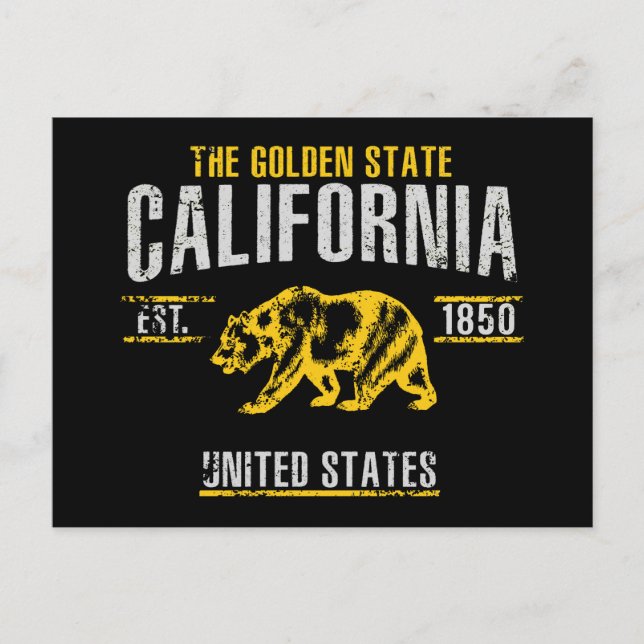 Carte Postale Californie (Devant)