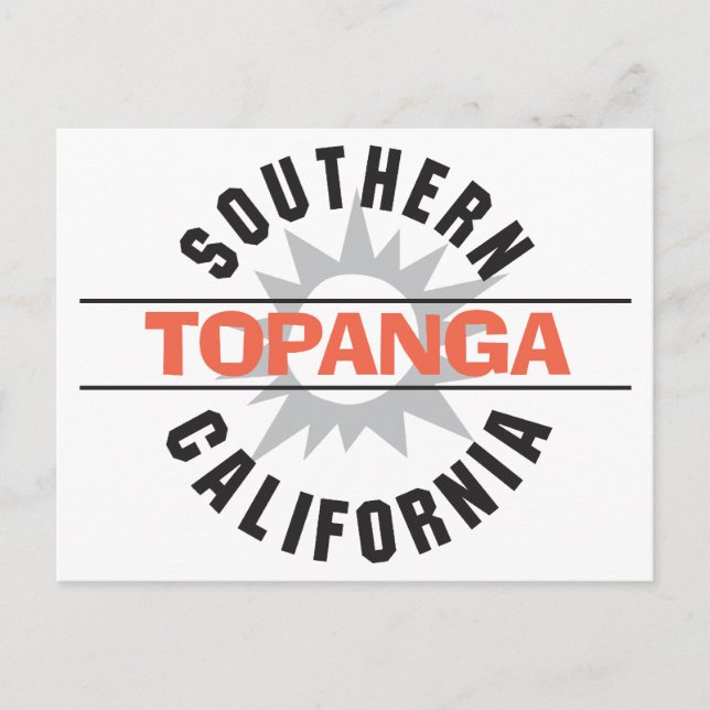 Carte Postale Californie du Sud - Topanga (Devant)