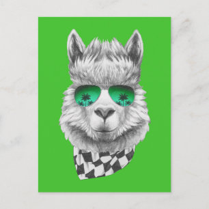 Carte Postale Californie llama
