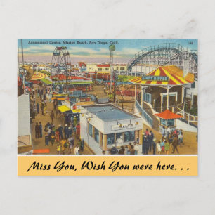 Carte Postale Californie, Mission Beach