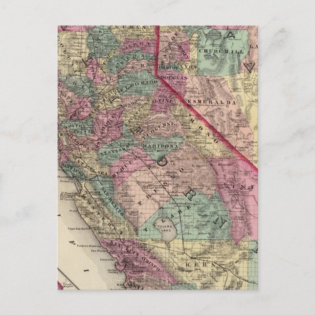 Carte Postale Californie, Nevada 3 (Devant)