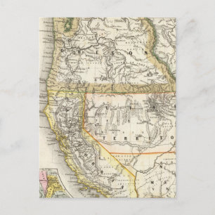 Carte Postale Californie, Oregon, Utah