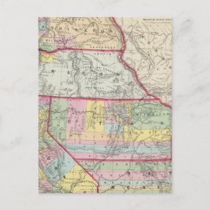 Carte Postale Californie, Oregon, Washington, Utah, Nouveau-Mexi