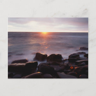 Carte Postale Californie, San Diego, Falaises de coucher de sole