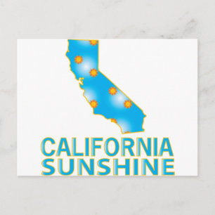 Carte Postale Californie Sunshine