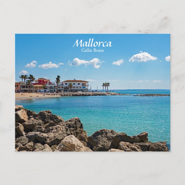 Carte Postale Calla Bona Mallorca (Devant)