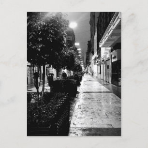 Carte Postale Calle Florida Buenos Aires noir et blanc