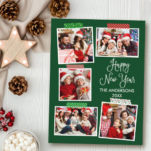 Carte Postale Calligraphie amusante Joyeux Nouvel An Artisanat B