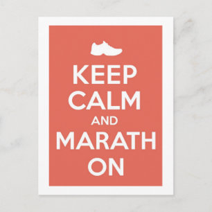 Carte Postale Calme et marathon