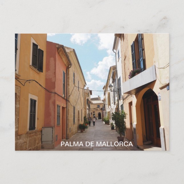 Carte Postale calque postale casco antiguo de Palma de Majorque (Devant)