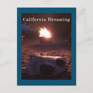 Carte Postale Calvin le chien endormi