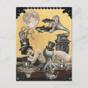 Carte postale Calypso Steampunk