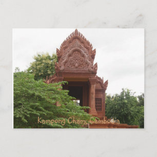 Carte Postale Cambodge Temple Poscard