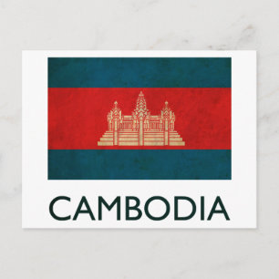 Carte Postale Cambodge vintage
