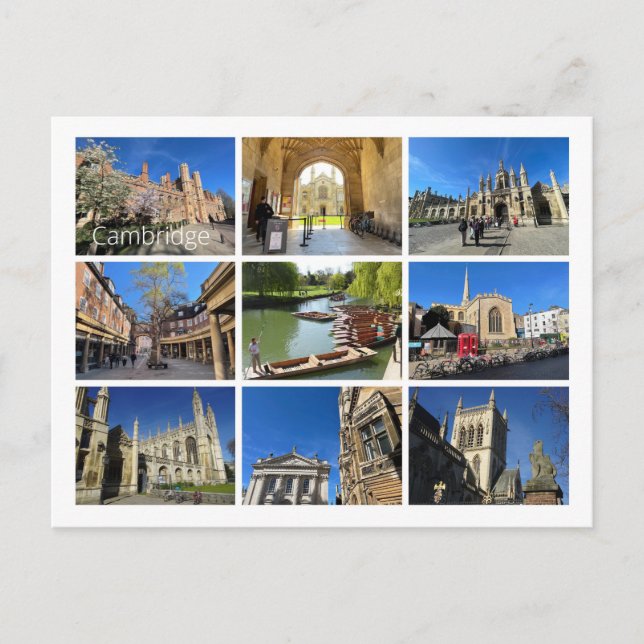 Carte Postale Cambridge (Devant)