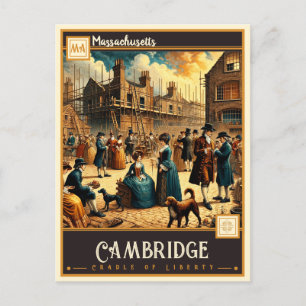 Carte Postale Cambridge, Massachusetts   VINTAGE