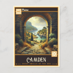 Carte Postale Camden, Maine   VINTAGE