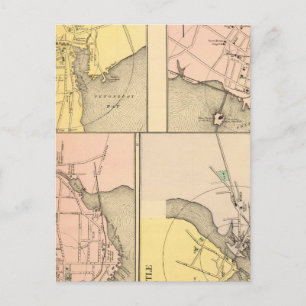 Carte Postale Camden, Wiscasset, Damariscotta,