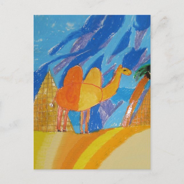 Carte Postale Camel Art by Kids (Devant)