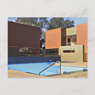 Carte Postale Camel en bord de piscine no 1 Art Imprimer