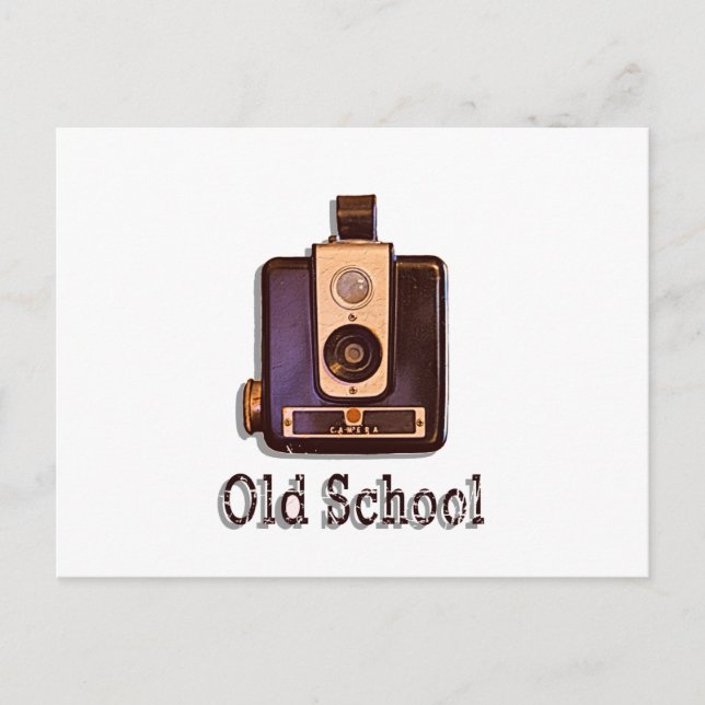Carte Postale Caméra classique 1950 - Old School (Devant)
