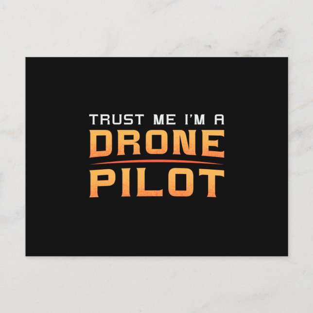 Carte Postale Caméra pilote de drone Quadcopter FPV Drones Cadea (Devant)