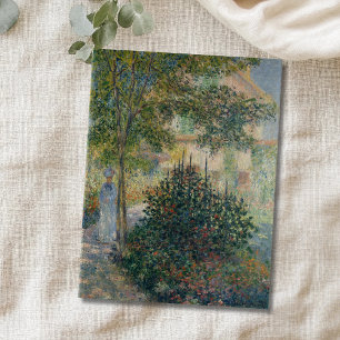 Carte Postale Camille Monet dans Garden Argenteuil