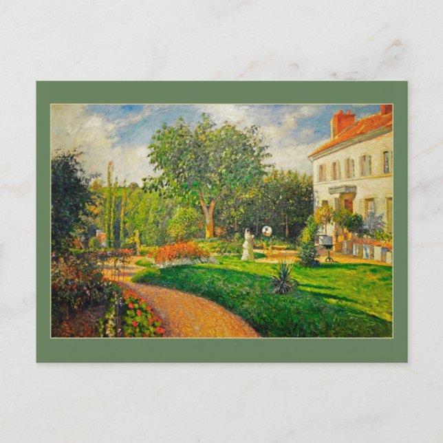 Carte Postale Camille Pissaro Jardin des Maturins (Devant)