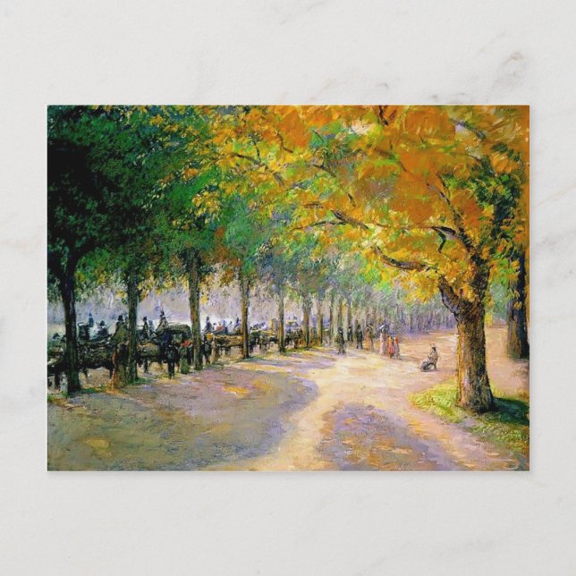 Carte Postale Camille Pissarro - Hyde Park, Londres (Devant)