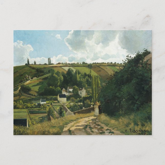 Carte Postale Camille Pissarro - Jalais Hill, Pontoise (Devant)