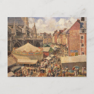 Carte Postale Camille Pissarro   La Foire de Dieppe, Sunny Morni